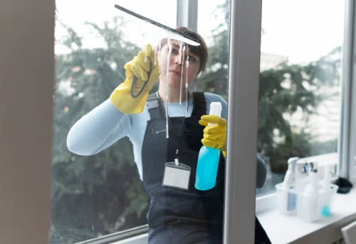 Nettoyage de vitres intérieures et extérieures à Clévilliers